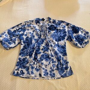 Ann Taylor Floral Blouse